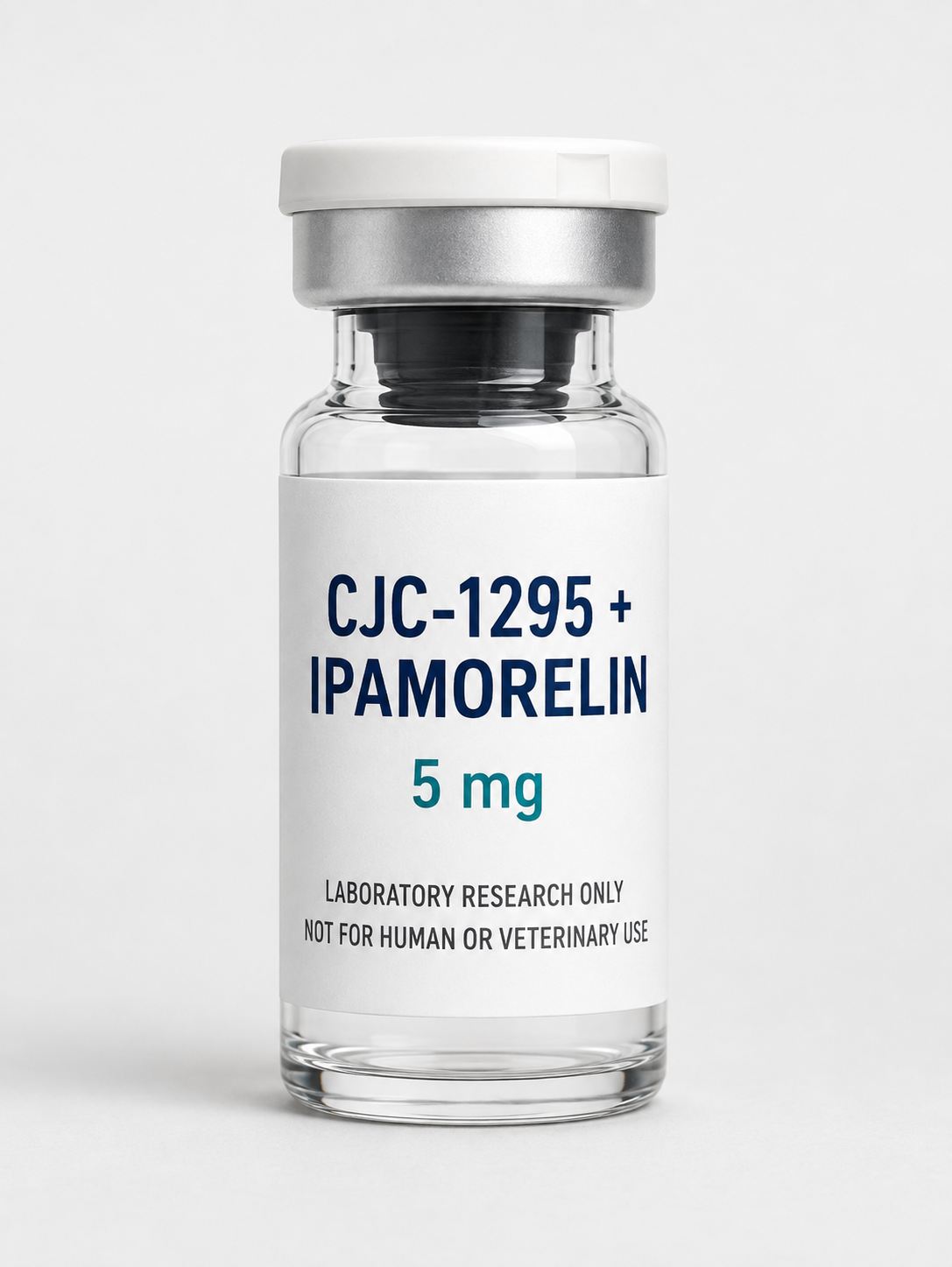 Catalog reference graphic; not a product photograph — CJC-1295 + Ipamorelin 5 mg.