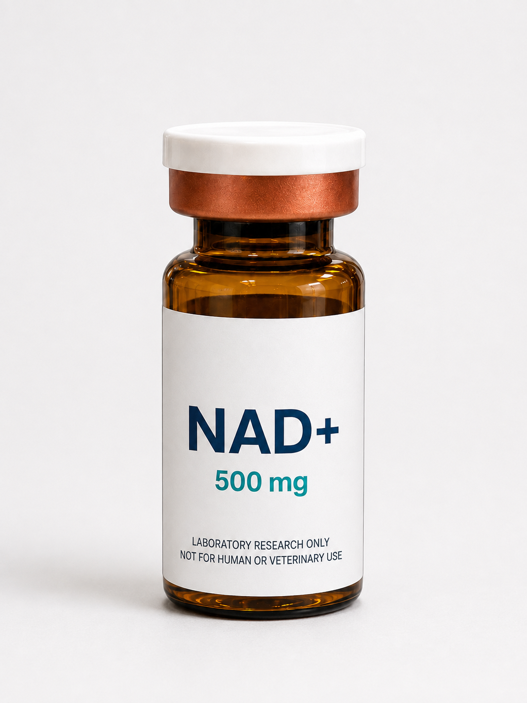 Catalog reference graphic; not a product photograph — NAD+ 500 mg.