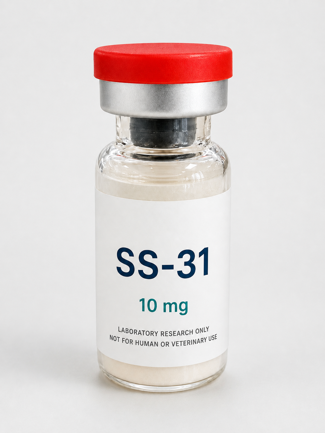 Catalog reference graphic; not a product photograph — SS-31 10 mg.